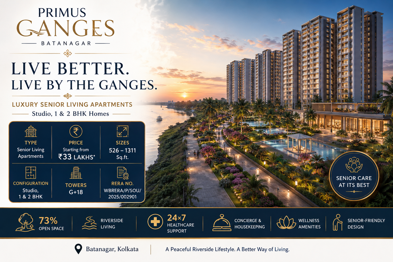 Primus Ganges Batanagar - Premium Apartments Kolkata