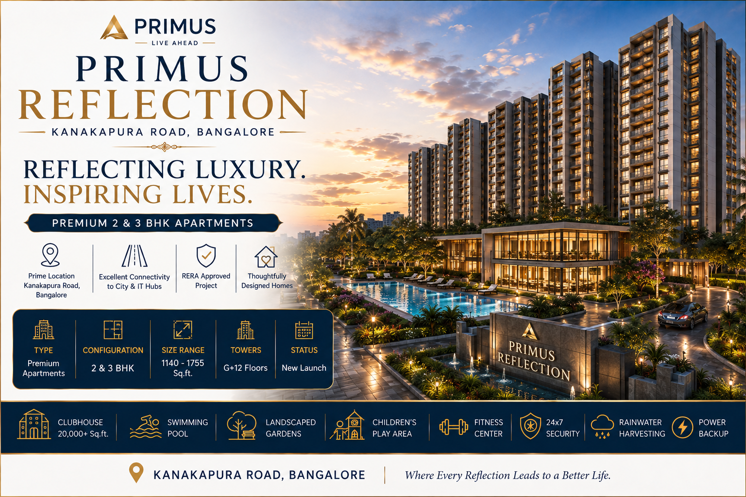 Primus Reflection - Senior Living Apartments Bangalore